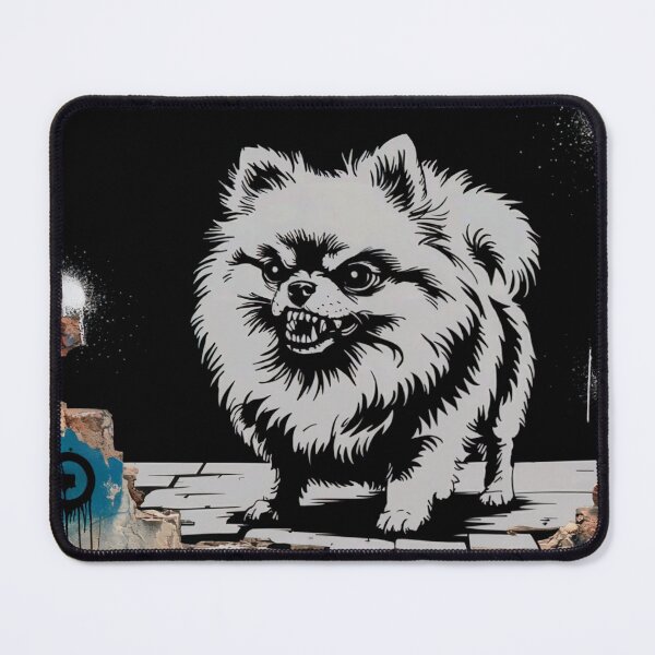 Item preview, Cute Pomeranian Wall Art – Fluffy Small Dog Canvas Print designed and sold by jazzyfunky.