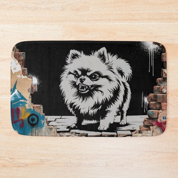Item preview, Cute Pomeranian Wall Art – Fluffy Small Dog Canvas Print designed and sold by jazzyfunky.