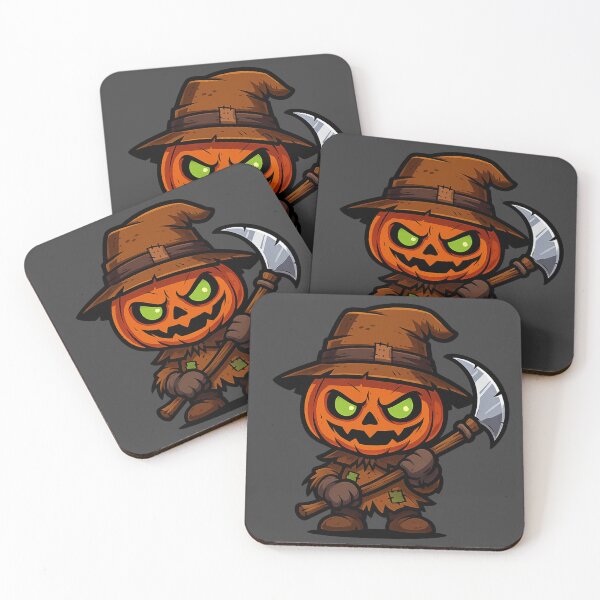 Item preview, Pumpkin Scarecrow – Halloween Chibi Art designed and sold by Ahau Designs.