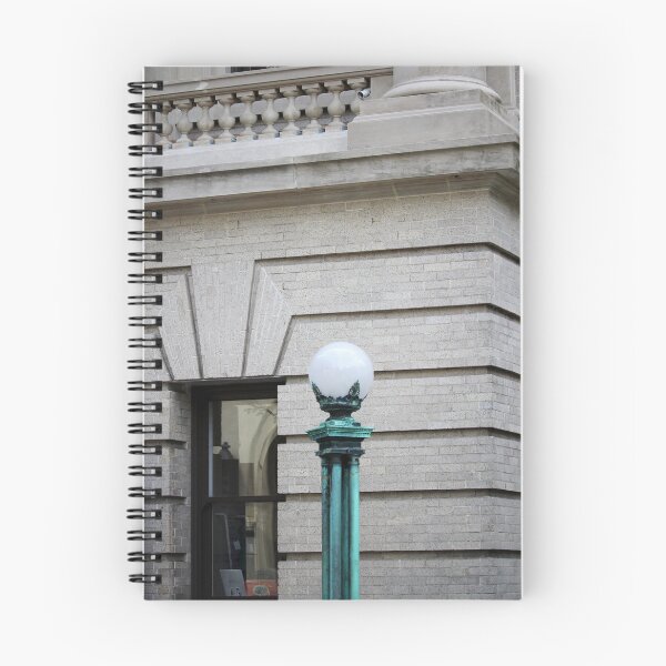 Item preview, Historic Building with Ornate Lamp Post designed and sold by Cynthia48.