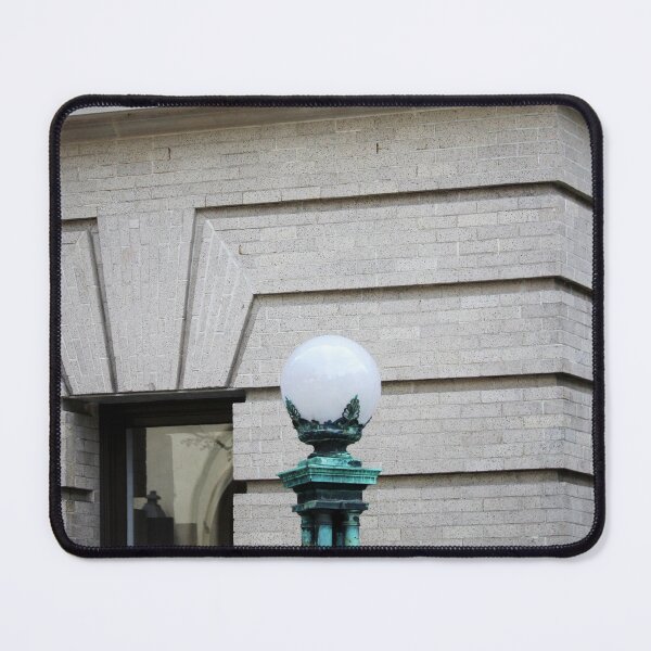 Item preview, Historic Building with Ornate Lamp Post designed and sold by Cynthia48.