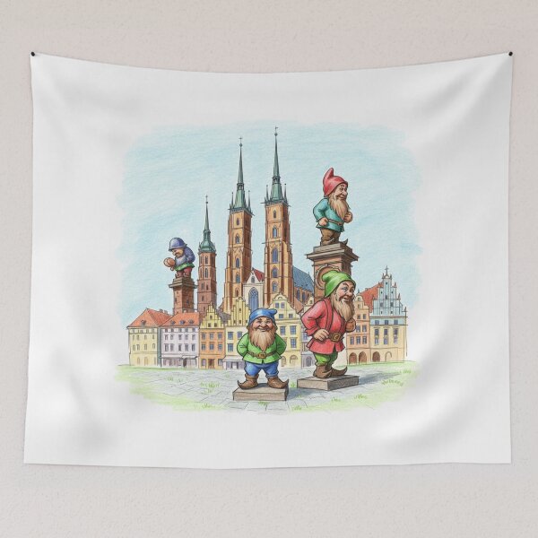 Item preview, Wrocław's gnomes  designed and sold by PrintYourStyle.