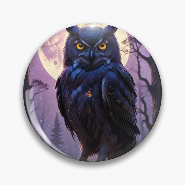 Item preview, Enchanted Gothic Owl – Candlelit Cathedral Scene designed and sold by Shouganai-Mind.