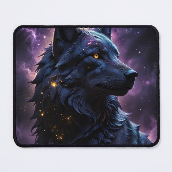 Item preview, Mystic Gothic Wolf – Dark Fantasy Art Print designed and sold by Shouganai-Mind.