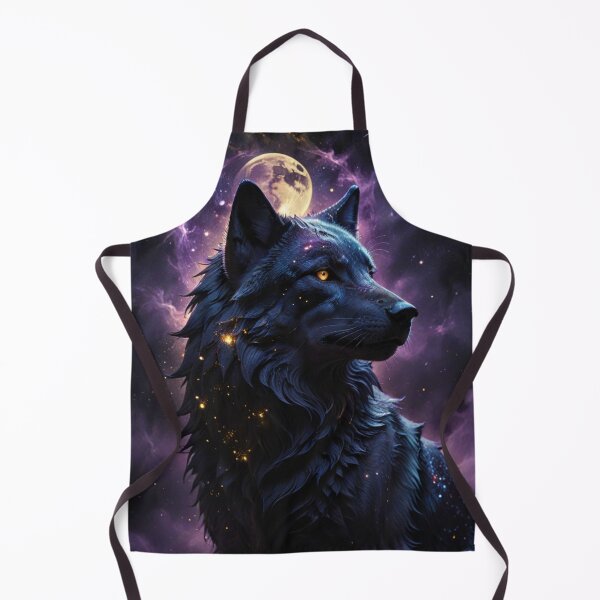 Item preview, Mystic Gothic Wolf – Dark Fantasy Art Print designed and sold by Shouganai-Mind.