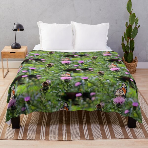 Item preview, Monarch Butterfly Feeding on a Thistle designed and sold by Martha Sherman.