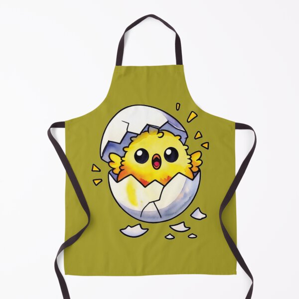 Item preview, The Frightened Chick Is Suddenly Hatched designed and sold by MoxisWatercolor.