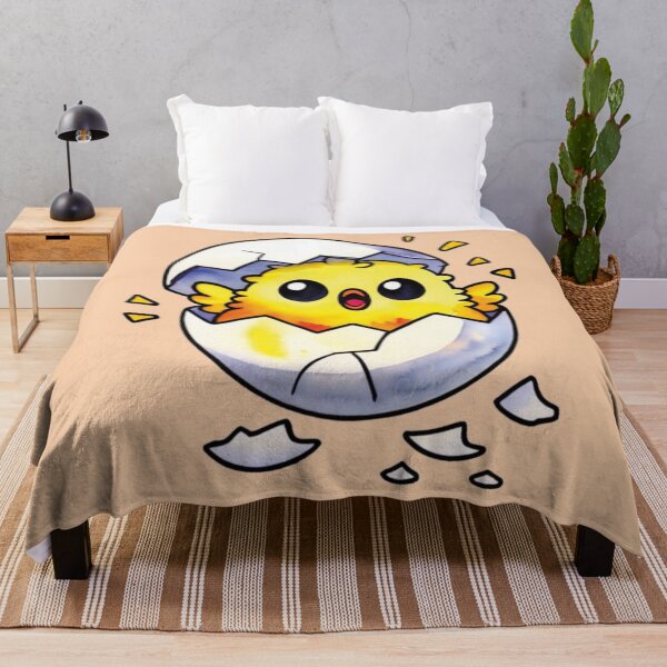 Item preview, The Frightened Chick Is Suddenly Hatched designed and sold by MoxisWatercolor.