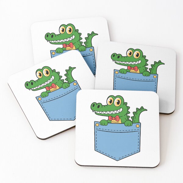 Item preview, Crocodile in Pocket designed and sold by NicolasGlowArt.