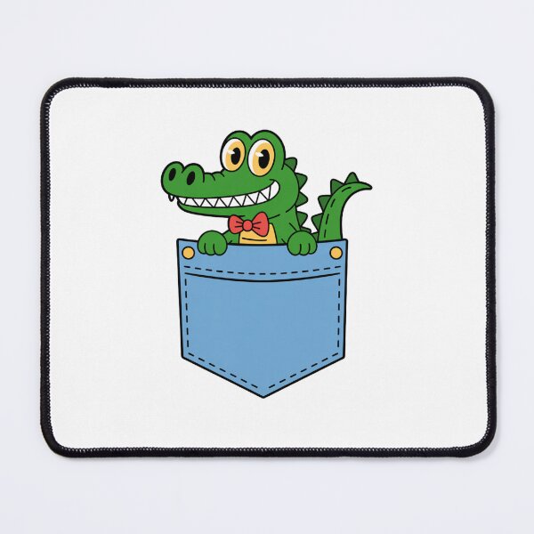 Item preview, Crocodile in Pocket designed and sold by NicolasGlowArt.