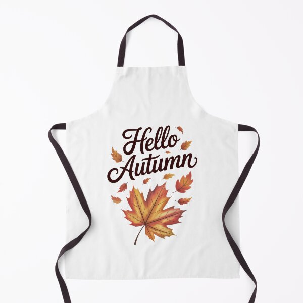 Item preview, Hello Autumn – Maple Leaf Greeting designed and sold by Enea Kelo.