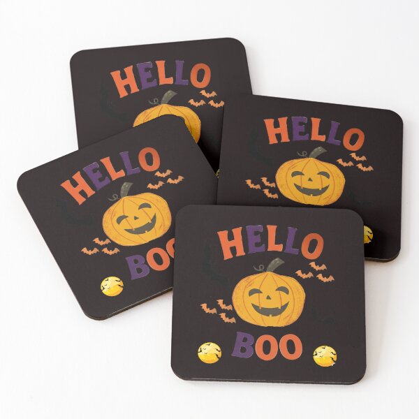 Item preview, Hello Boo  Halloween Pumpkin Shirt /Tee For kids and adults who love playful Halloween vibes. designed and sold by MojNetSerwis WWK.