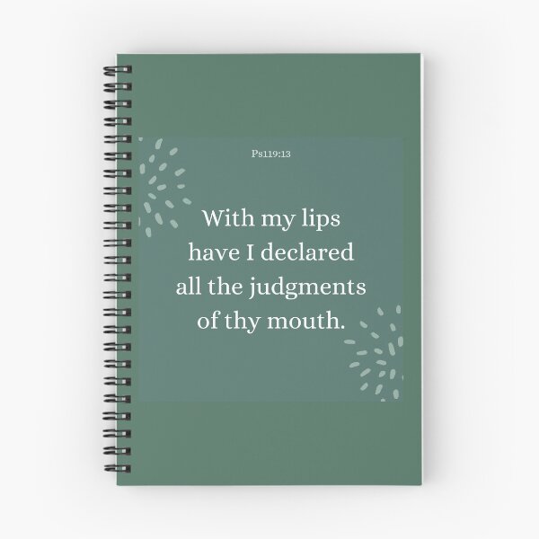 Item preview, Psalms 119:13 designed and sold by Undonemadenew.