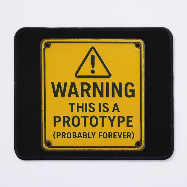 Item preview, Prototype forever – sign for creative permanent construction sites designed and sold by Girih.
