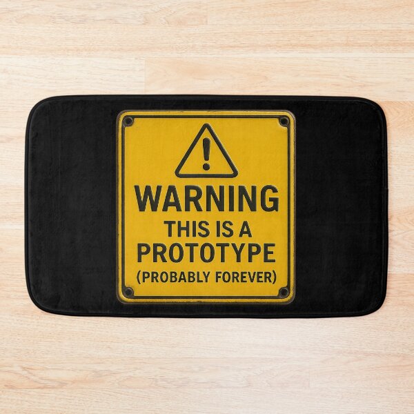 Item preview, Prototype forever – sign for creative permanent construction sites designed and sold by Girih.