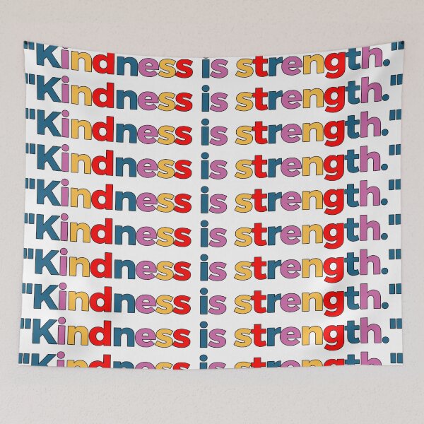 Item preview, Kindness is strength designed and sold by Swati's Digital Den.
