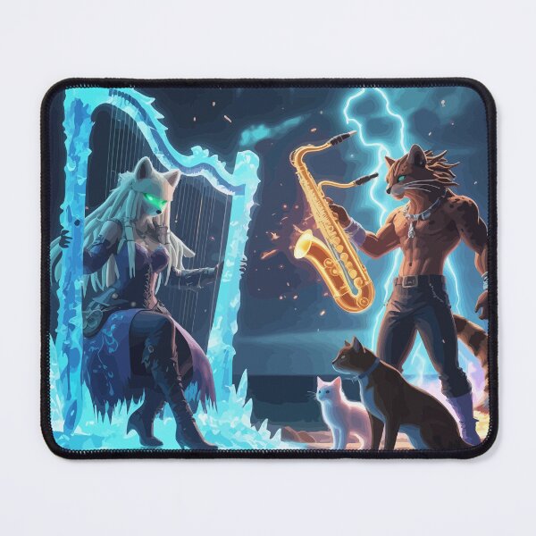 Item preview, Battle of Frozen Strings and Fiery Jazz designed and sold by mikoregenab.