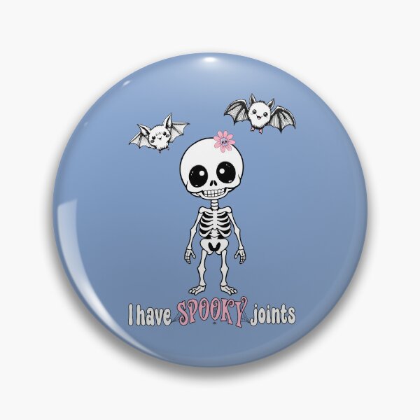 Item preview, Chronically Spooky Joints: Cute and Quirky Skeleton designed and sold by Designs by Jesabee.