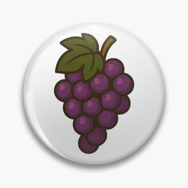 Item preview, Purple Grapes – Fruity Cartoon Design designed and sold by KnlDsgn.