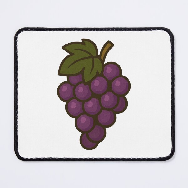 Item preview, Purple Grapes – Fruity Cartoon Design designed and sold by KnlDsgn.