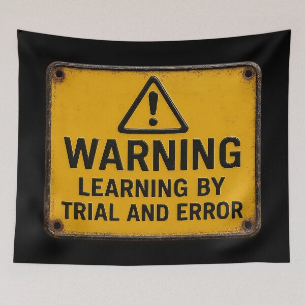 Item preview, Warning: Learning through trial and error designed and sold by Girih.