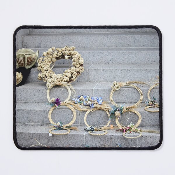 Item preview, Handcrafted Wreaths on Stone Steps designed and sold by Cynthia48.