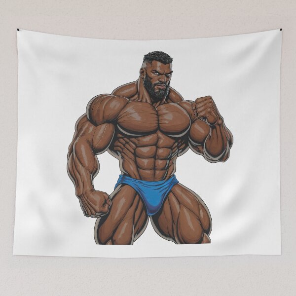 Item preview, Beard & Brawn: The Ultimate Muscle Icon designed and sold by ForeverPrintsOK.