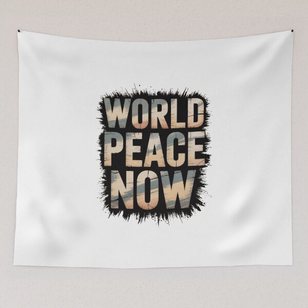Item preview, World Peace Now – Bold Distressed Type designed and sold by Enea Kelo.