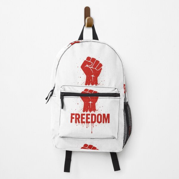 Item preview, Freedom Over Fear — Red Drip Fist, Activism Graphic Tee designed and sold by TrendTribeTP.