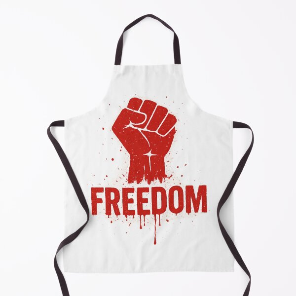 Item preview, Freedom Over Fear — Red Drip Fist, Activism Graphic Tee designed and sold by TrendTribeTP.