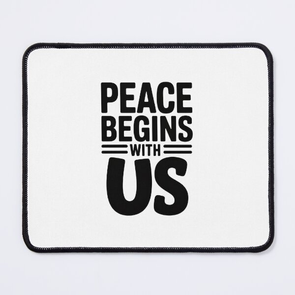 Item preview, Peace Begins With Us – Bold Minimal designed and sold by Enea Kelo.