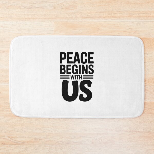 Item preview, Peace Begins With Us – Bold Minimal designed and sold by Enea Kelo.