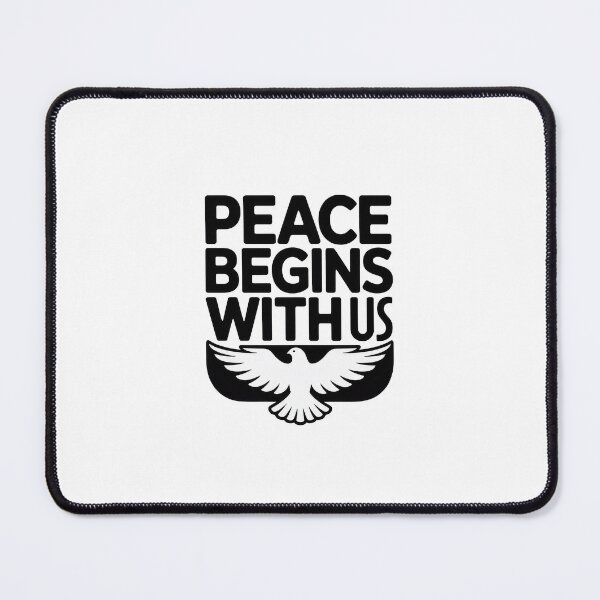 Item preview, Peace Begins With Us – Bold Minimal designed and sold by Enea Kelo.