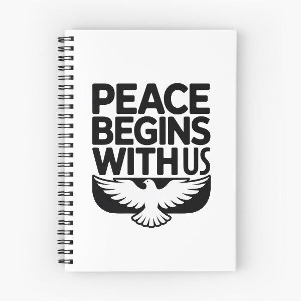 Item preview, Peace Begins With Us – Bold Minimal designed and sold by Enea Kelo.
