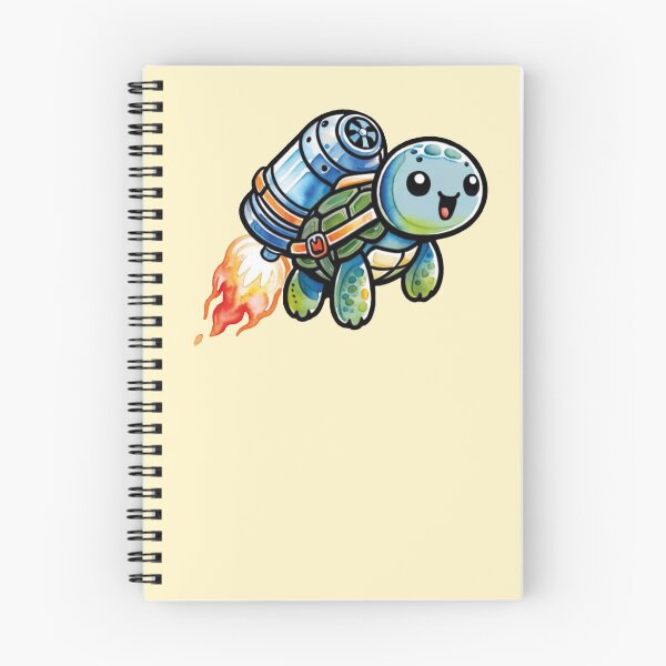 Item preview, Jetpack turtle designed and sold by MoxisWatercolor.