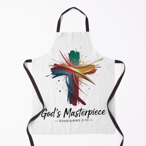 Item preview, God’s Masterpiece Cross – Ephesians 2:10 Christian Art designed and sold by RedRockArtUt.
