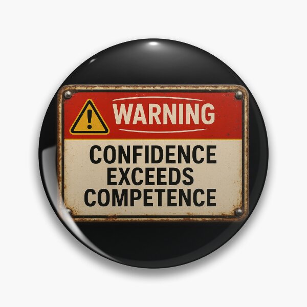 Item preview, Warning: Self-confidence exceeds abilities designed and sold by Girih.