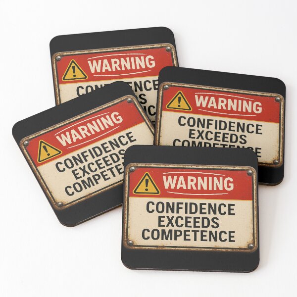 Item preview, Warning: Self-confidence exceeds abilities designed and sold by Girih.