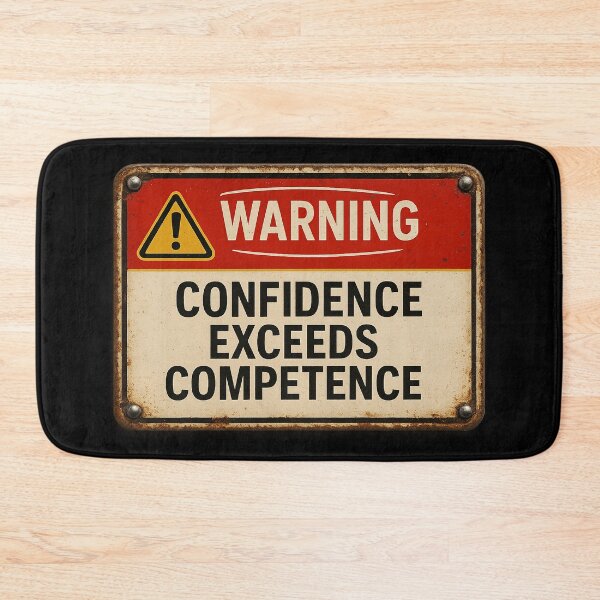 Item preview, Warning: Self-confidence exceeds abilities designed and sold by Girih.