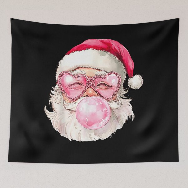 Item preview, Vintage Retro Santa Christmas Bubble Gum Pink Sunglasses designed and sold by BASKF.