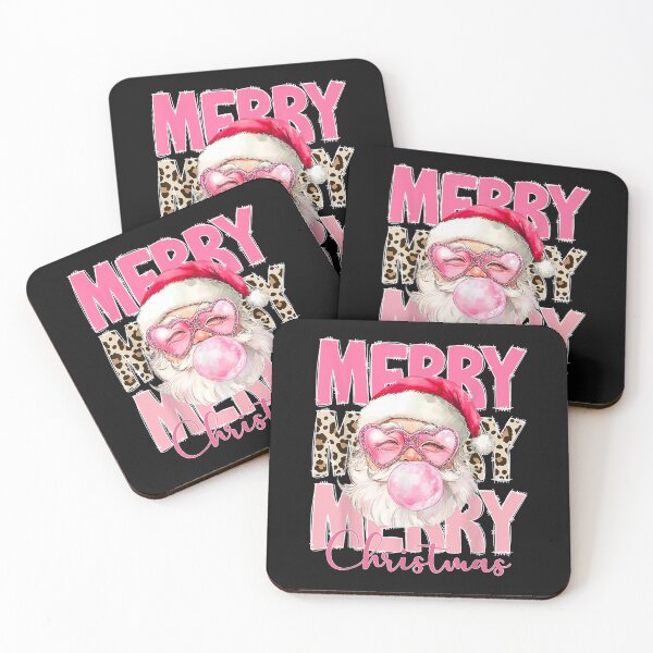 Item preview, Retro Santa Christmas Bubble Gum Pink Sunglasses designed and sold by BASKF.