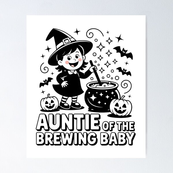 Item preview, Auntie of the Brewing Baby designed and sold by UrbanHowlz.