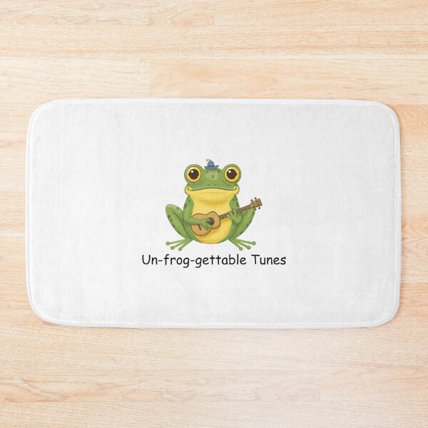 Item preview, Un-frog-gettable Tunes – Cute Frog Playing Guitar designed and sold by designsoftinaa.