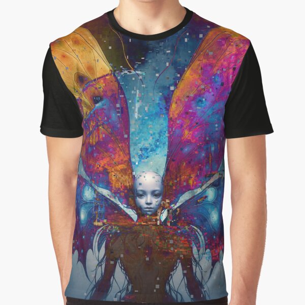 Book of Immersion – “Butterfly Effect” Illustration Strata 1 Graphic T-Shirt