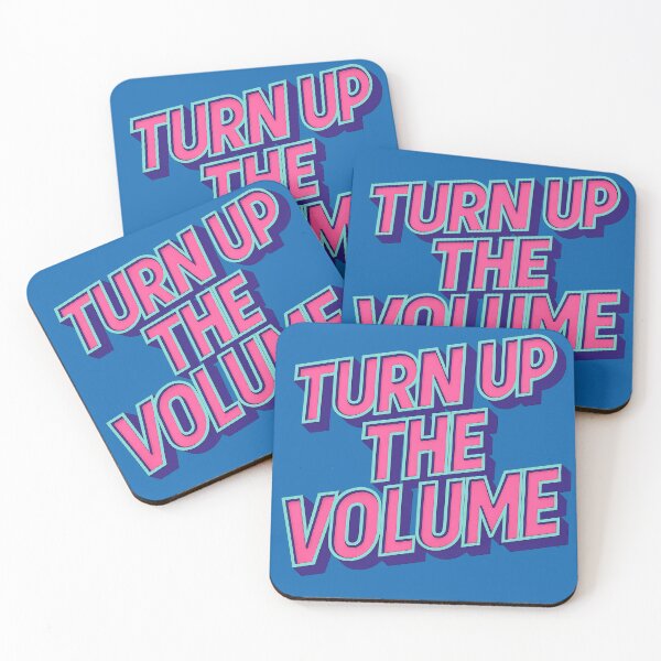 Item preview, Turn Up The Volume Retro Neon Music Design designed and sold by ArtComixHaven.