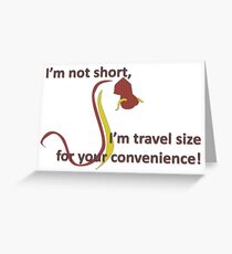 Travel Size Greeting Card