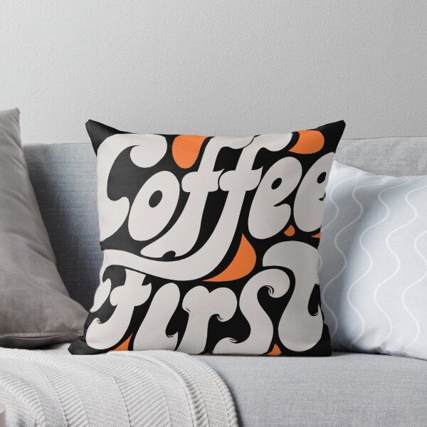 Item preview, Coffee First for caffeine fans designed and sold by Cookiezoo.