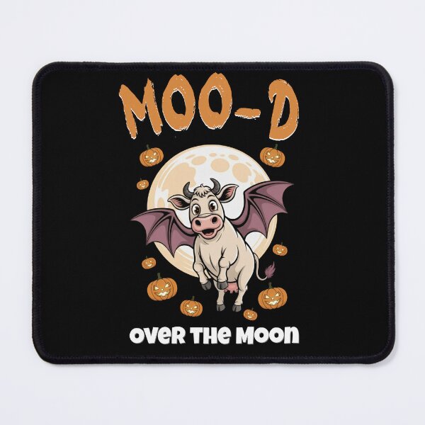 Item preview, Spooky Pumpkin Cow Shirt – Moo-d Over the Moon Halloween designed and sold by pkk72.