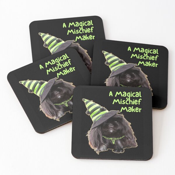Item preview, Magical Mischief Maker Cute Puppy Funny Colorful Design designed and sold by EarthArtDesigns.