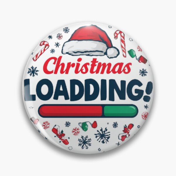 Item preview, Christmas Loading – Funny Holiday Progress Bar Design designed and sold by AlexLineArt.